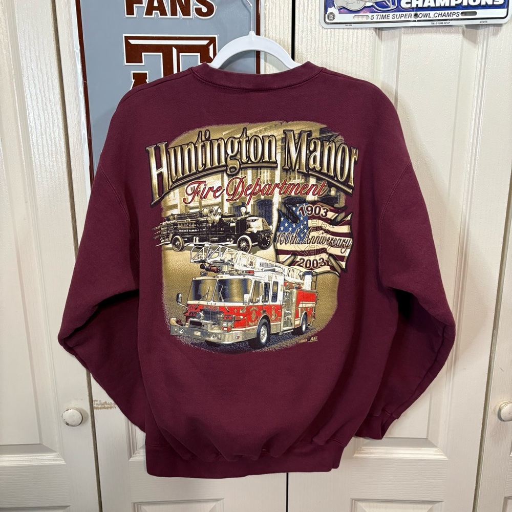 New York Huntington Manor Fire Department Sweatshirt